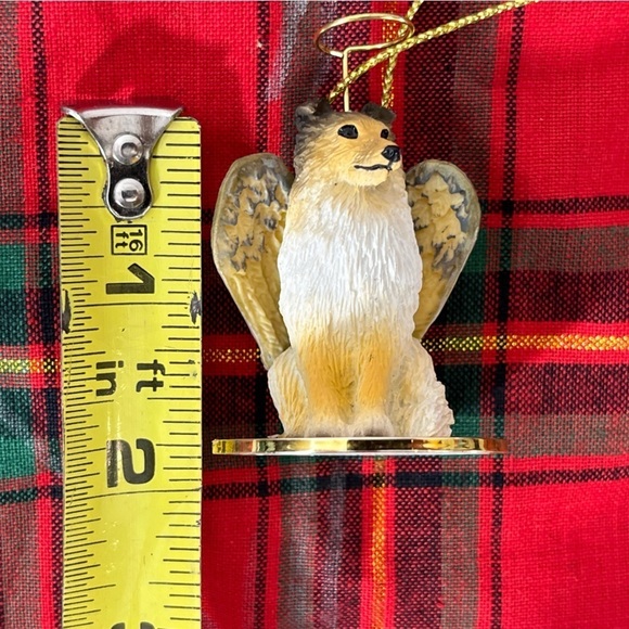 Tiny Ones Conversation Concepts Sheltie Angel Dog Ornament Christmas Tree - Picture 5 of 5